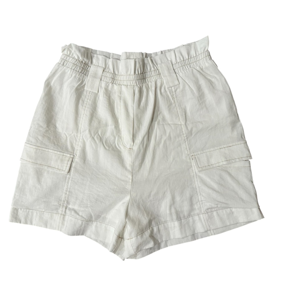 Moon River White Cargo Shorts Size Medium